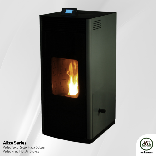 Arıkazan Alize 9 kW Şömine Tipi  Pelet Sobası
