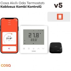 Cosa Akıllı Oda Termostatı Kablosuz Kombi Kontrolü V5